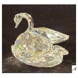 SWAROVSKI CRYSTAL SWAN (CHINA CABINET)