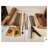 STAYSILV WELDING RODS - BRAZING RODS - MULTIPLE KINDS OF WELDING RODS - CLAMP - (2) FORNEY SURE GRIP MALE PLUGS - WELDING WIRE - (TRAILER)