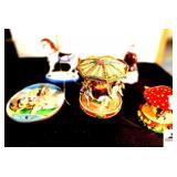 BRADFORD EXCHANGE 1994 CAROUSEL HORSE PLATE MUSICAL PLATE "WHEN I GROW UP" PLATE NO.B7675 - NEEDS ADJUSTMENT - HAND PAINTED CAROUSEL HORSE - CERAMIC - MR. CHRISTMAS CAROUSEL MERRY-GO-ROUND - ELECTRIC 