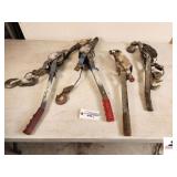 USED COME-A-LONGS ONE INCOMPLETE - (SHED)