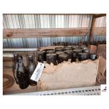 (2) BOXES OF COCA COLA  AMBER BOTTLE - 75TH ANNIVERSARY - COMMEMORATIVE BOTTLE - JACKSON, TN - 42 +/- BOTTLES - DIRTY NEED WASHING - (IMP. SHED)