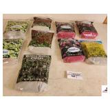 30 LBS OF CLOVER AND VETCH SEED - LADINO CLOVER - WHITE DUTCH CLOVER CRIMSON CLOVER - RED CLOVER - SWEET CLOVER - 3LB BAGS EACH COVER UP TO SO MANY SQ FT. - TEST DATE 2/22, 12/21, 6/21, 7/21 - (SHED)