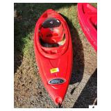 PELICAN CLIPPER 8FT RED KAYAK