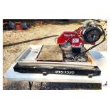 MILLER TILE PLUS MTS-1520 SAW - RUNS - WITH STAND (BLDG. 6)