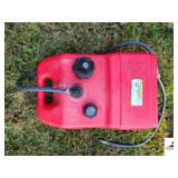 MOLLER 6 GALLON PLASTIC GAS TANK WITH HOSE MERCURY CIONNECTION