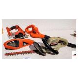 CRAFTSMAN HEDGE TRIMMER - FIRE STORM DUST BUSTER SKIL SAW - BLACK & DECKER LEAF BLOWER - (NE BLDG 5)