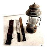 EAGLE KNIFE MACHETE-HANDLE TAPED-WARN COLEMAN LAMP-WARN-SHOWS SOME RUST(BLDG 4)