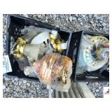 USED CELING FANS WITH  LIGHT KITS ARMY ROTC WATER BOTTLE - 110 ELECTRIC OIL HEATER -