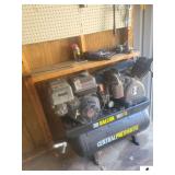 CENTRAL PNEUMATIC AIR COMPRESSOR PREDATOR ENGINE - 30GAL TANK - 180 - WORKING WHEN LAST USED - HAS BEEN STORED - (BLDG 5)