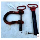 LARGE CLEVIS& PIN - HEAVY DUTY IMPLEMENT PIN (BLDG 6)