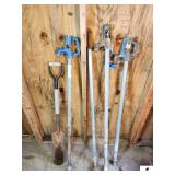 (4) FREEZE PROOF WATER HYDRANT PARTS DIGGING SPADE - (BLDG 4)