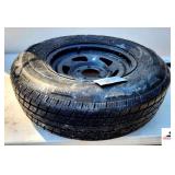 NEW TRAILER TIRE & RIM - RAINIER ST 205/75R-14" - RADIAL TIRE - (NE BLDG 5)