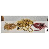 (3) EXTENSION CORDS - YELLOW CORD HAS RUB - (NE BLDG 5)
