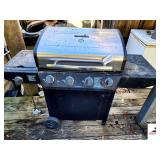 CHAR-BROILGRILL WITH SIDE COOKER NEEDS CLEANING-(DECK)