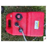 MOLLER 6 GALLON PLASTIC GAS TANK WITH HOSE MERCURY CIONNECTION