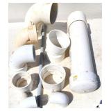NEW PLUMBING SUPPLIES - ELECTRICAL SUPPLIES ELECTRICAL OUTLET COVERS - BOX CUTTER - GAS CONNECTOR - LIGHTS - OIL WRENCHES -  COMES WITH GREY TUB - PVC ELBOWS - MISC (NE BLDG 5)