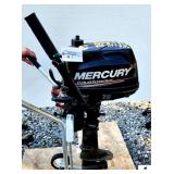 2010 MERCURY 6HP 4 STROKE BUILT IN GAS TANK MODEL #1FX6201EK- HOOKUP OPTION FOR GAS TANK-RUBBER PUMP UP BUBBLE DRY ROTTED-BO