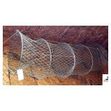 VINTAGE BARREL NET USED & SHOWS WEAR - UNTIE FROM WALL - (OFFICE)