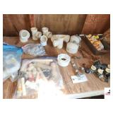 MISCELLANEOUS PIPE FITTING AND PLUMBUNG SUPPLIES SCREWS AND MISC-WATERHOSE CONNECTOR-PVC Ts, ELBOWS-KNEE PADS (BLDG 4)