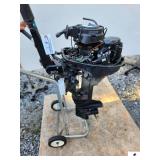 MERCURY MOTOR- 4 STROKE-8HP- MODEL #1F08201EK PARTS MOTOR-NO CARBORATOR-NO CAP COVER-(OUTSIDE)