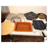 PIZZA STONE - GRIDDLE SKILLET - BAKING PANS - MEATLOAF PAN - SCREENS - GOTHAM STEEL BAKING PAN
