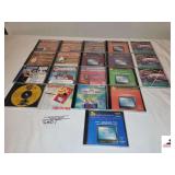 (20) KARAOKE CDs - VARIOUS ARTIST AND GENRE - 3 TENORS - KARAOKE PARTY HITS -  KIDS SING CHRISTMAS - HOT POP HITS - CHART TOPPERS - MALE COUNTRY GREATS - FEMALE GREATS, VOL 1, VOL 2 - MTV KARAOKE - PA