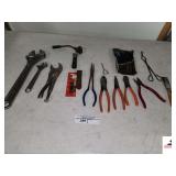 LOBSTER CRESCENT WRENCH- 375MM - 15/16 WRENCH- PLIERS- VICE GRIP- FENCED PLIERS- NEEDLENOSE PLIERS- CUTTING PLIERS- MISC PLIERS