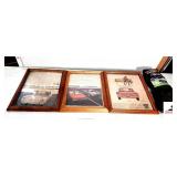 (3) 1964 CHEVY CORVAIR MONZA MAGAZINE ARTICLES- FRAMED- PACK OF PLATINUM SERIES 2 IN 1 AUTO DRYING RAGS