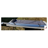 EXTANG VINYL CANOPY  WITH METAL LEGS ROLL OF PLASTIC SHEETING