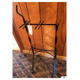 BLACK RACK- (2) STORE DISPLAY CLIP HANGERS