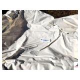 VINYL GOLFCART COVER ZIPPERS ON CORNERS, MIDDLE, AND ENDS