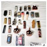 28+/- CIGARETTE LIGHTERS- BURLESQUE WOMEN- OTHER  RISQUE LIGHTERS- REGULAR LIGHTERS-MISC