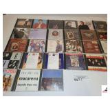 (27) CDs/DVDs - VARIOUS ARTIST AND GENRE - GEORGE JONES - ELVIS - HONEYMOON IN VEGAS - WILLIE NELSON - JERRY LEE LEWIS - GARTH BROOKS - MARTIN DELRAY - THE DRIFTERS - HONKY TONK JUKE BOX SPECIAL - ALV