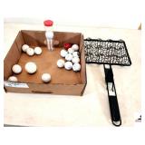 GOLF BALL WASHER - 17 GOLF BALLS