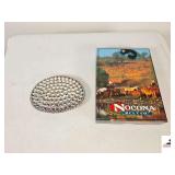 ACHONA BELT CO WESTERN RHINESTONE BELT BUCKLE- APPEARS NIB