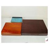 WALNUT DRESSER BOX- SILVERWARE BOX- BOOK BOX