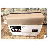 IGLOO MARINE COOLER WITH VINYL SEAT LID APPEARS NEW