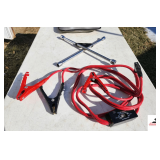 TRUE START HEAVY DUTY BATTERY CABLES WITH BAG AND ON/OFF SWITCH  - 4 WAY CHROME LUG WRENCH