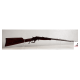 J. STEVENS ARMS & TOOL CO 25-STEVENS RIFLE .25 STEVENS 6.4MM AMERICAN RIM FIRE RIFLE - 22.5" BARREL - LEAVER TIPPING BLOCK ACTION - FRAME WORN SILVER W/ LIGHT PITTING - SLICK SILVER BARREL PITTED IN S