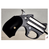 BOND ARMS HONEY-B 22 MAG DERRINGER 3" BARREL - STAINLESS STEEL - B6 RESIN EXT GRIP - ROUGH FINISH - TIGHT FRAME - STINGER RS - STAINLESS STEEL - LENGTH: 5.5", HEIGHT: 4.19" - 2 ROUND CAPACITY - TRIGGE