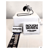 BOND ARMS ROUGHNECK DERRINGER .45ACP 2.5" BARREL - STANDARD SIZE RUBBER GRIPS - ROUGH FINISH - HAND CANNON FRAME TYPE - STAINLESS STEEL FRAME MATERIAL - LENGTH: 4.5", HEIGHT: 3.75" - 2 ROUND CAPACITY 