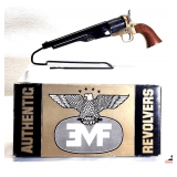 ARMI (SAN MARCO) 1860 COLT ARMY BRASS PRECUSSION REVOLVER - .44 CAL. (.454 ROUND BALL PERCUSSION USE BLACK POWDER ONLY ) - 8" BARREL - IN THE BOX - MARKED COLTS PAT NO. - PAT. SEPT. 10TH, 1850 - BRASS