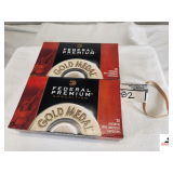 (2) FEDERAL PREMIUM GOLD MEDAL MATCH 308 WIN AMMO (40) ROUNDS TOTAL - 175 GRAIN SIERRA  - MATCHKING BTHP - 20 ROUNDS/BOX - SAMPLE PHOTO