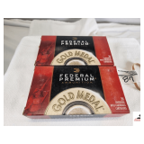 (2) FEDERAL PREMIUM GOLD MEDAL MATCH 308 WIN AMMO (40) ROUNDS TOTAL - 175 GRAIN SIERRA  - MATCHKING BTHP - 20 ROUNDS/BOX - SAMPLE PHOTO