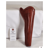 MAKER CLASSIC OLD WEST STYLES HOLSTER EL PASO, TEXAS - APPEARS TO FIT LONG BARREL REVOLVER - EXCELLENT CONDITION - 172 ON BACK OF HOLSTER