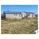 TRACT 1:  16.5 ACRES - 493 HUDSON SPRINGS ROAD, DRESDEN, TN 38225 - 11 ACRES TILLABLE - DOUBLE WIDE RESIDENCE, 1,568 SQ. FT. (NEEDS CLEANING)  - METAL POLE BARN, 40 FT. X 50 FT. - CONCRETE FLOOR, OPEN