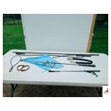 PROD STICK -STOCKSMAN WHIP- FLAG- NOSE BOSEL- STIRRUP STRAPS- TRAILER HITCH