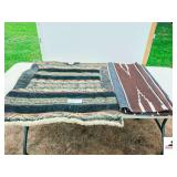 DIAMOND WOOL SADDLE PAD- MAYTEX INC 2000 HANDWOVEN PAD- 85% ACRILLYIC, 15% POLYESTER