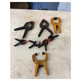 8- quick grip clamps