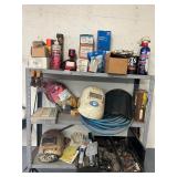 Welding masks, grinding wheels- all shelf contents